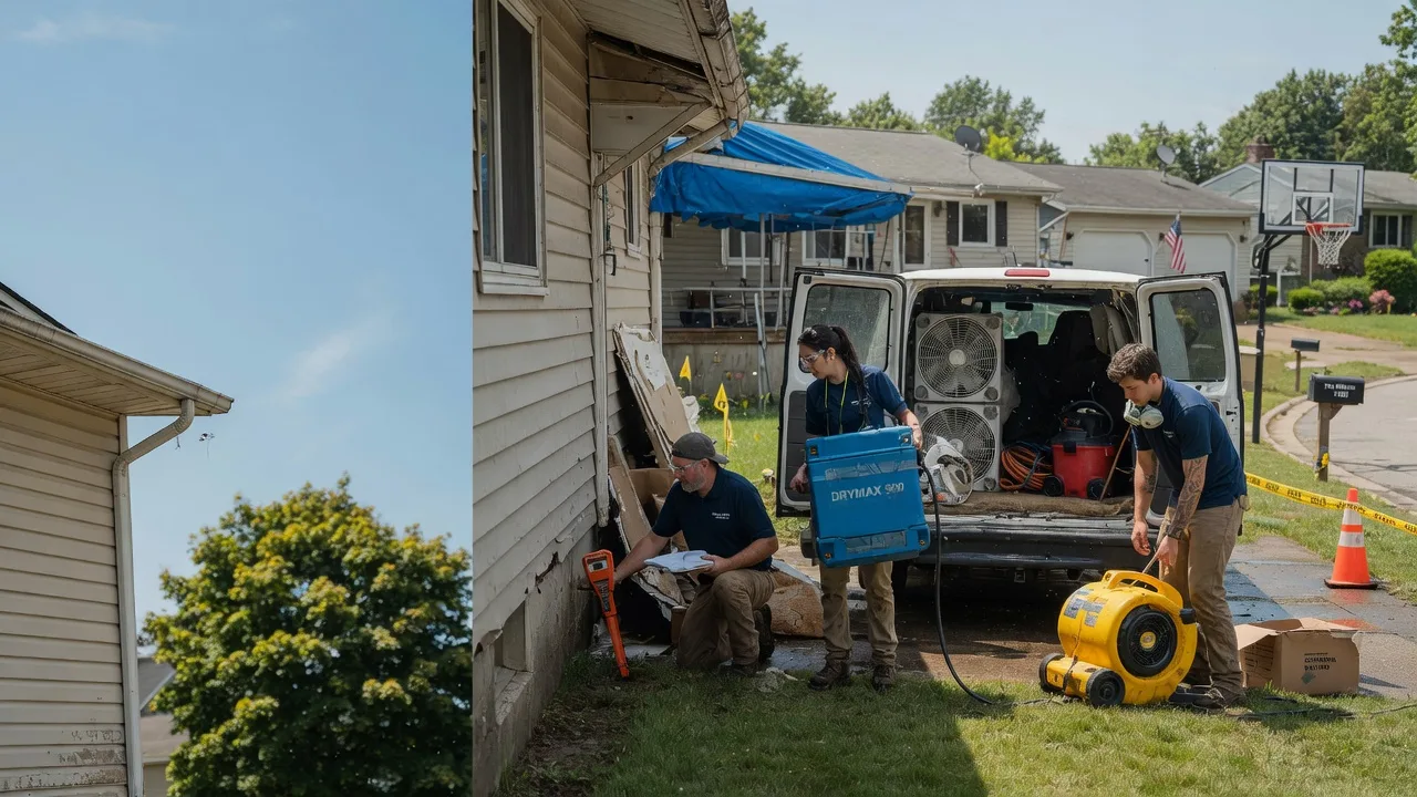 Ceiling Leak Cleanup in Eldorado, WI near me